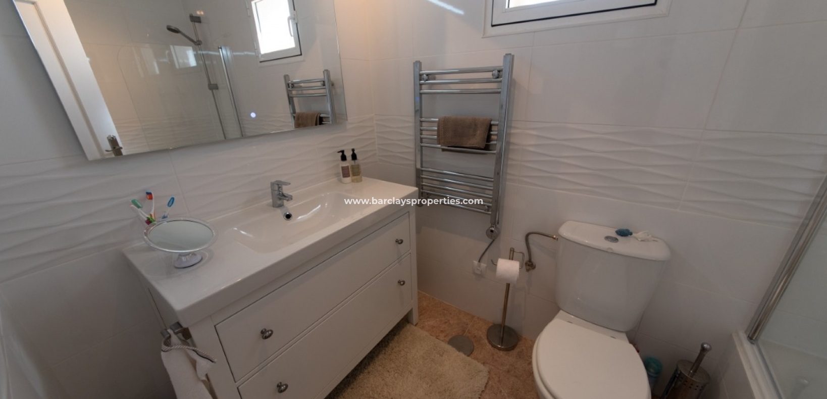 Bathroom - villa for sale in urbanisation La Marina Spain