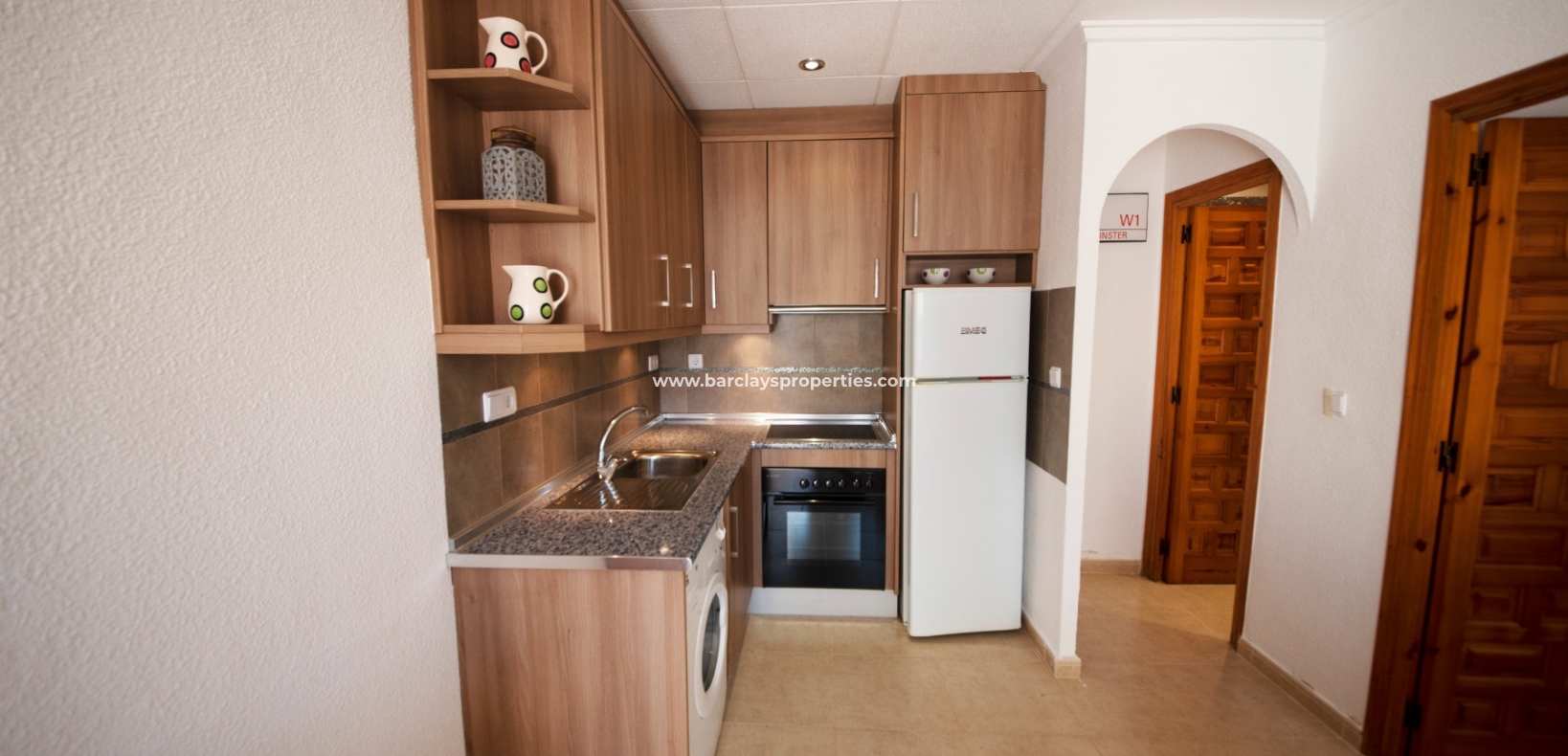 Kitchen - South Facing Terraced House For Sale in Alicante, Spain