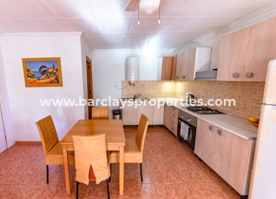 Dinning / Kitchen Area - Property for sale in La Marina Spain with Sea views
