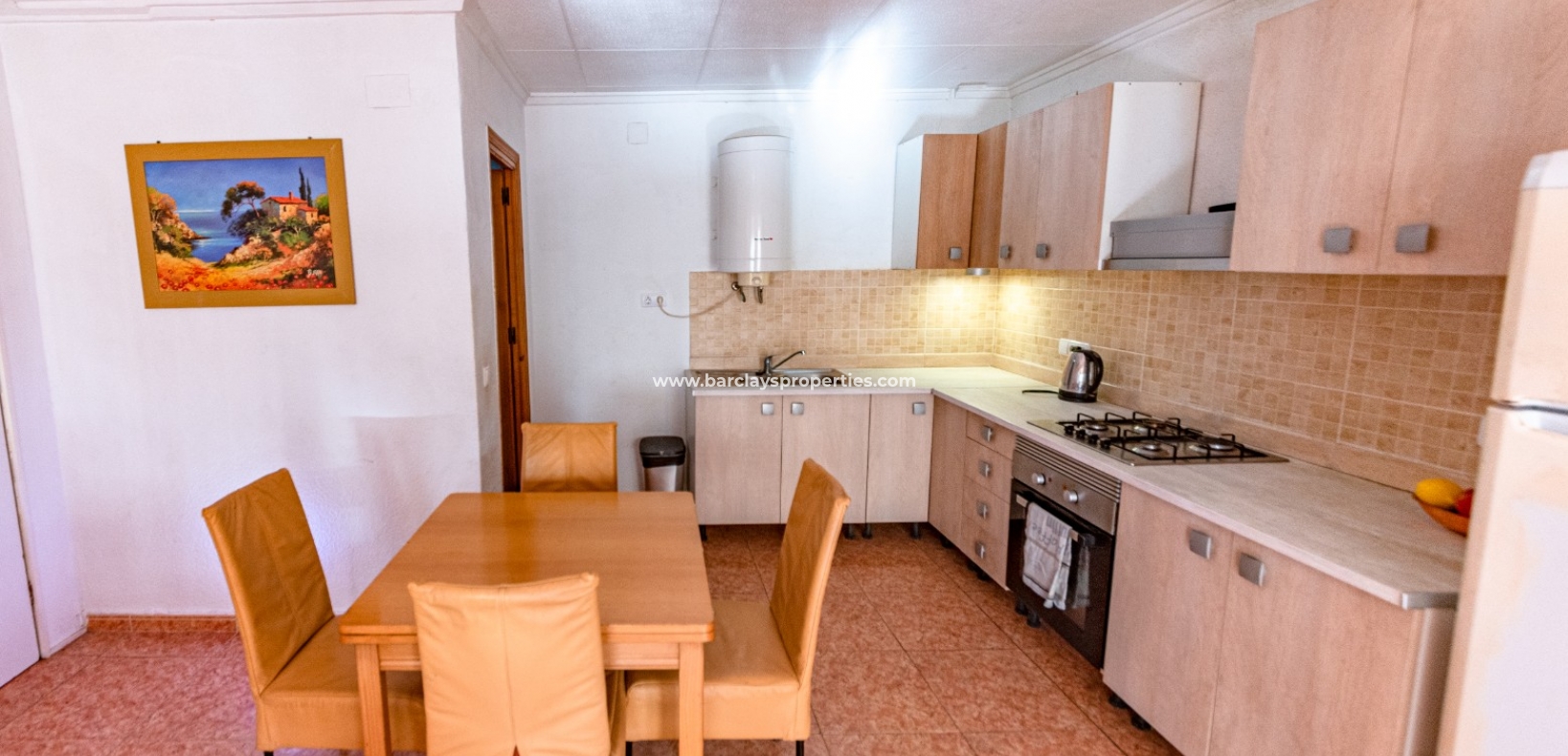 Dinning / Kitchen Area - Property for sale in La Marina Spain with Sea views