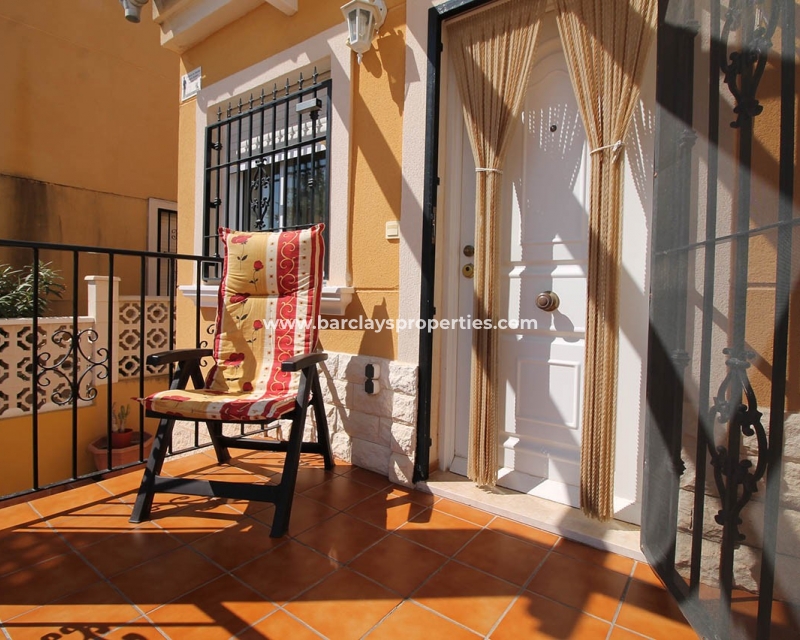 Front Terrace - Detached Property For Sale In Urb. La Marina