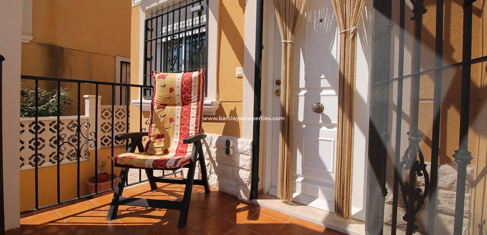 Front Terrace - Detached Property For Sale In Urb. La Marina