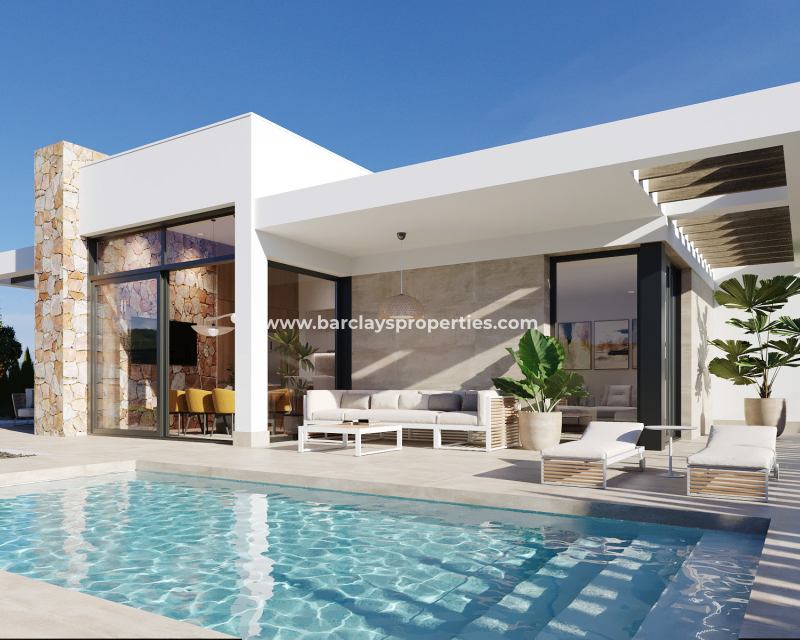 New Build - Fristaende Villa  - Fuente Álamo