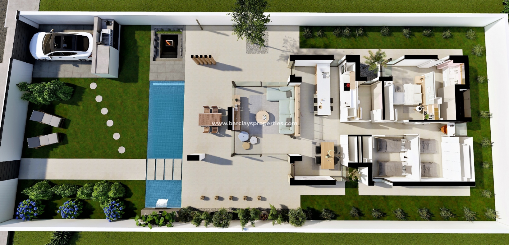 New Build - Fristaende Villa  - Urb. La Marina