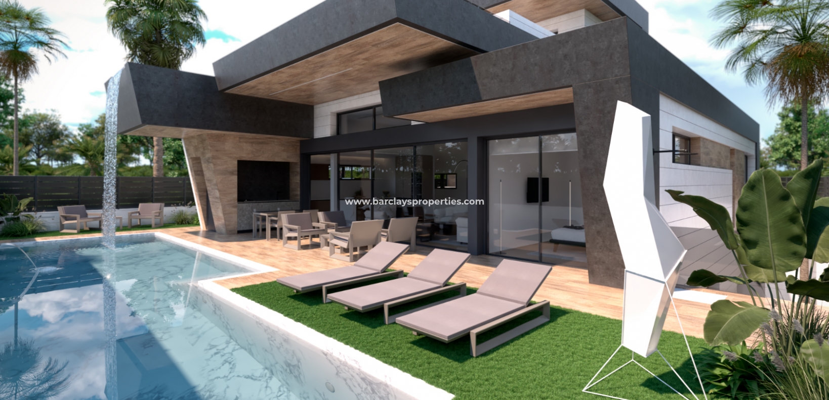Nieuwe luxe villa's te koop in Murcia