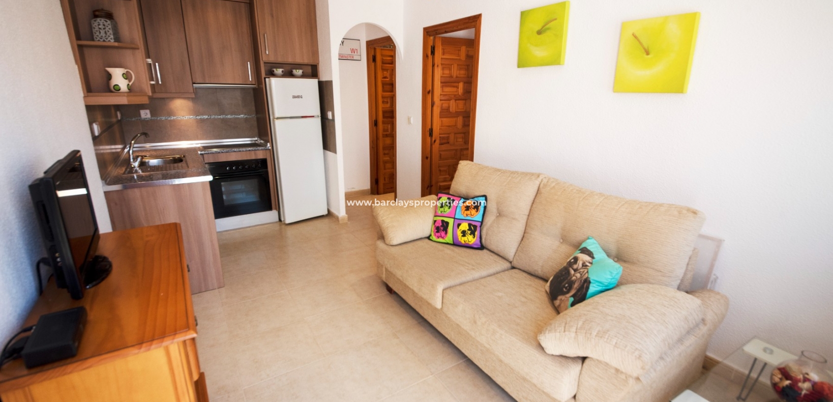 Wohnzimmer - Südlage Reihenhaus zum Verkauf in Alicante, Spanien